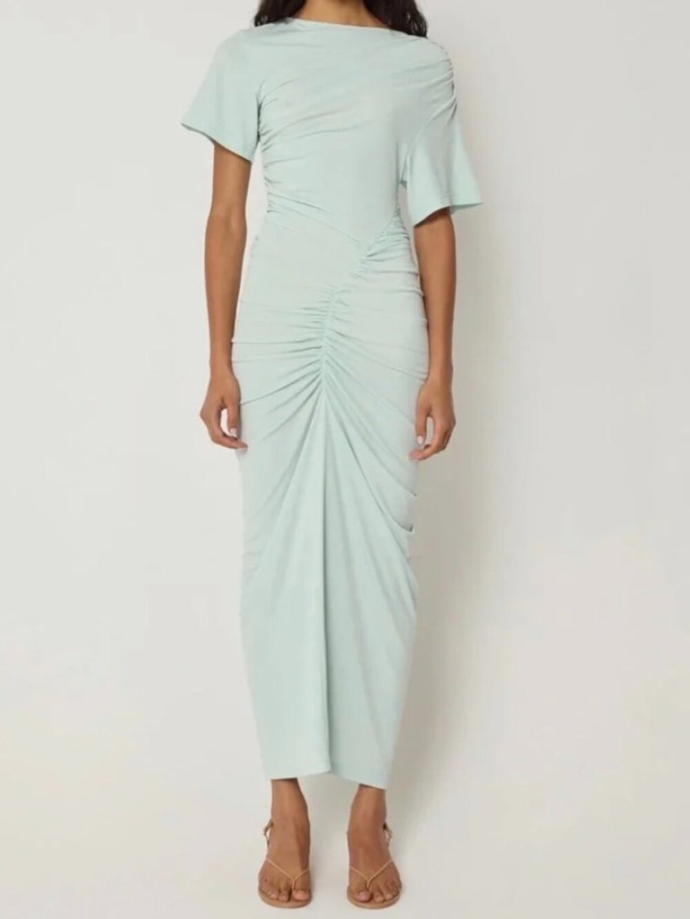 LIMITED EDITION KHY x Atlein Collab Ruched Dress
